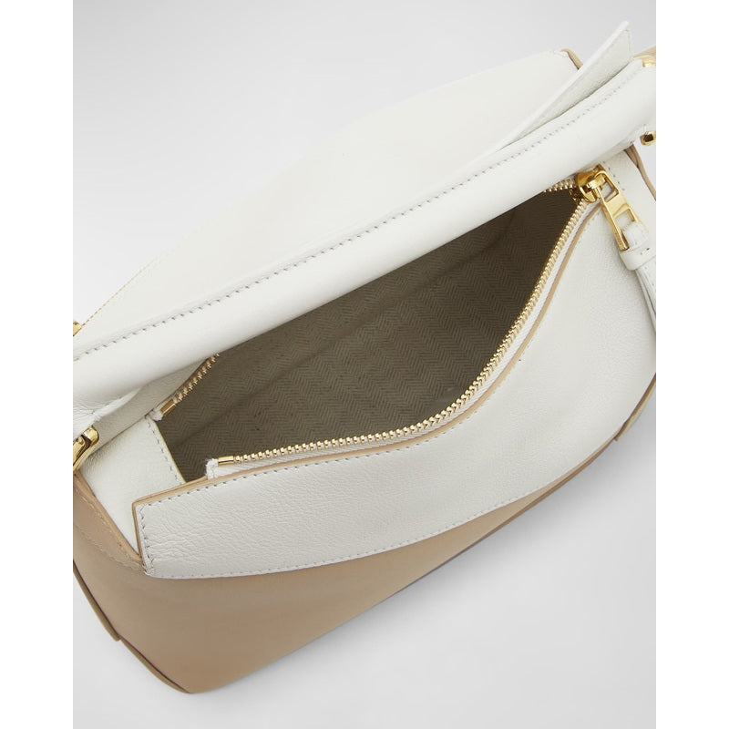 Bolsa Shoulder Puzzle Edge Small  in Bicolor