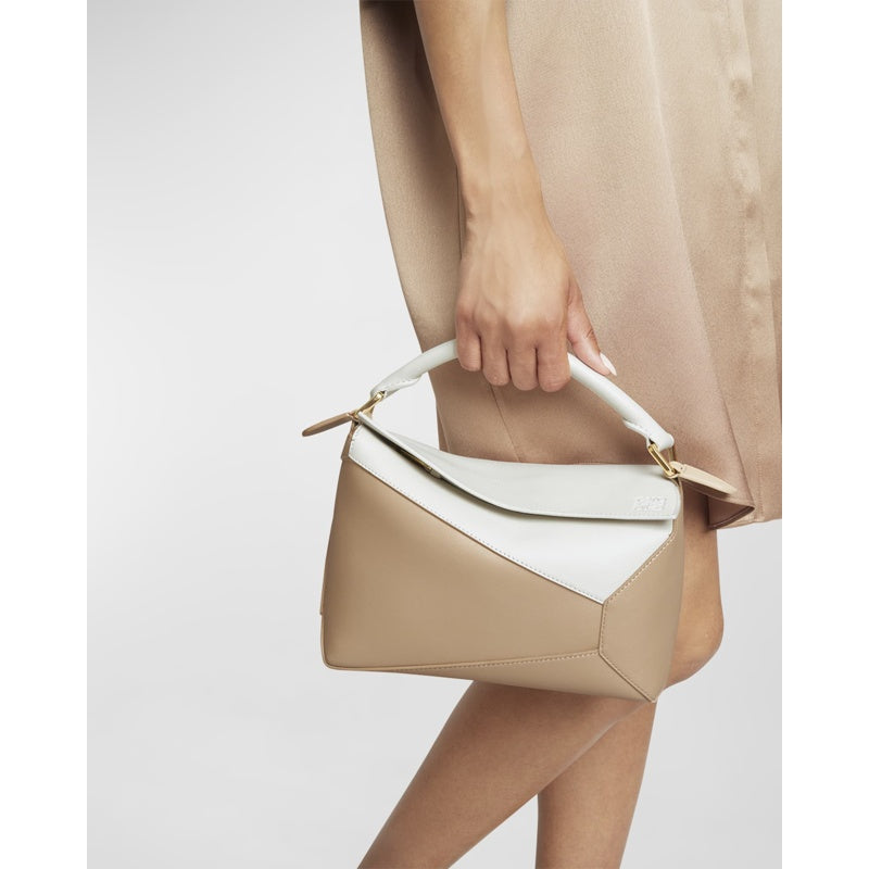 Bolsa Shoulder Puzzle Edge Small  in Bicolor
