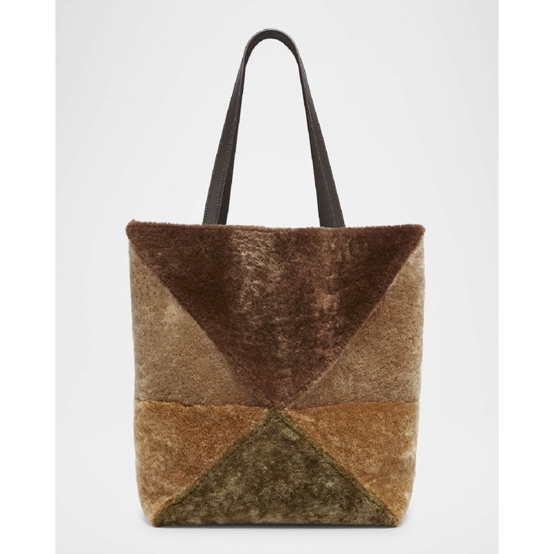 Bolsa Shopper Puzzle Fold Large Sheep Shearling Fur