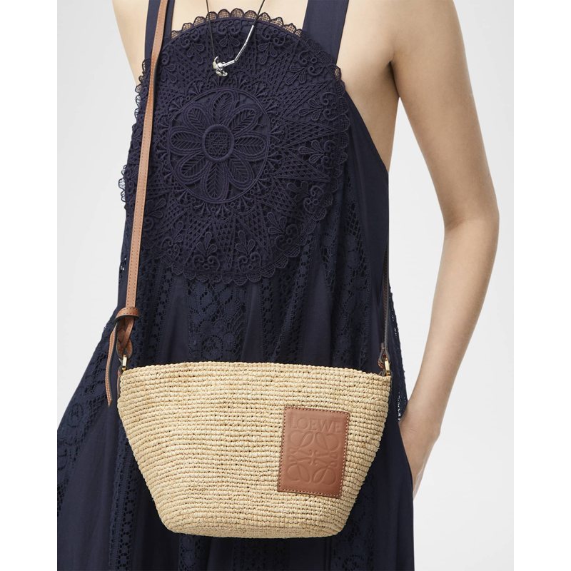 Bolsa Crossbody x Paula's Ibiza Pochette Medium Raffia