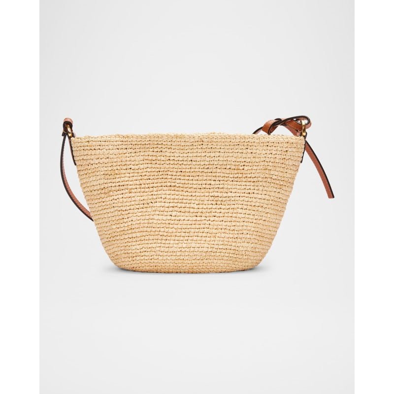 Bolsa Crossbody x Paula's Ibiza Pochette Medium Raffia