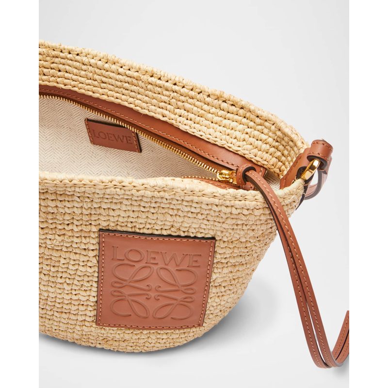 Bolsa Crossbody x Paula's Ibiza Pochette Medium Raffia