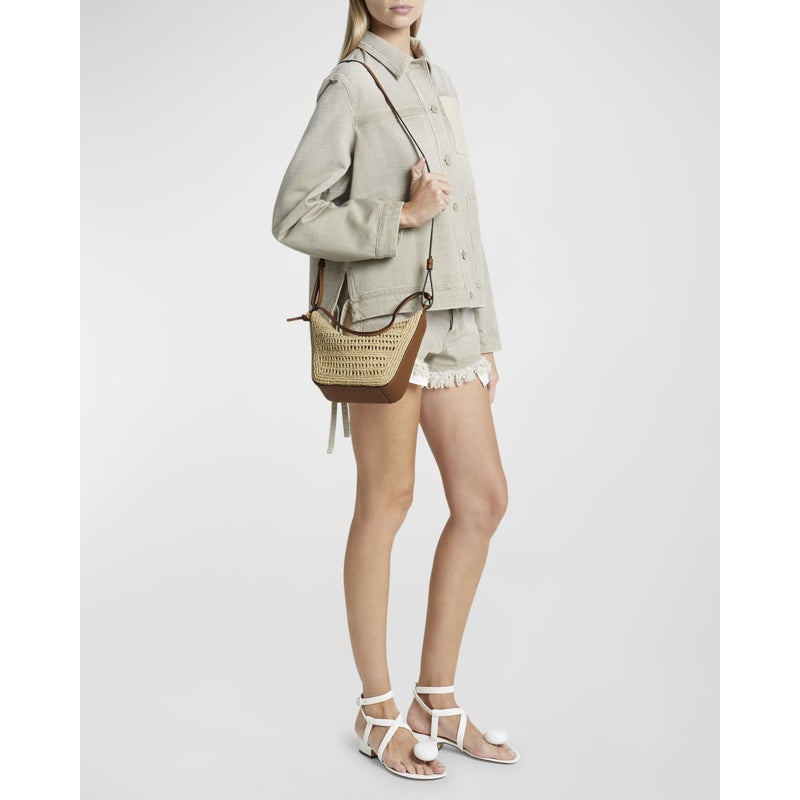 Bolsa Shoulder x Paula’s Ibiza Hammock Mini in Raffia with Strap