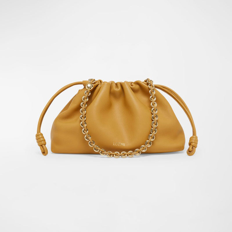 Bolsa Crossbody Flamenco Small in Napa with Detachable Chain - Mercado de Luxo - O Maior E-Commerce de Bens, Produtos e Serviços de Luxo do Brasil.