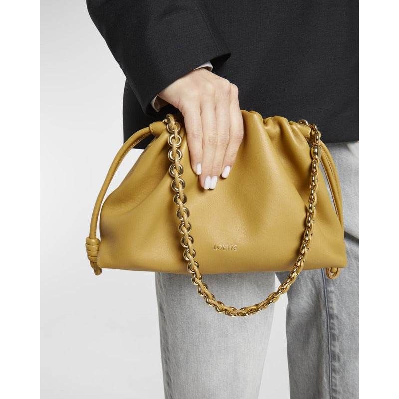 Bolsa Crossbody Flamenco Small in Napa with Detachable Chain