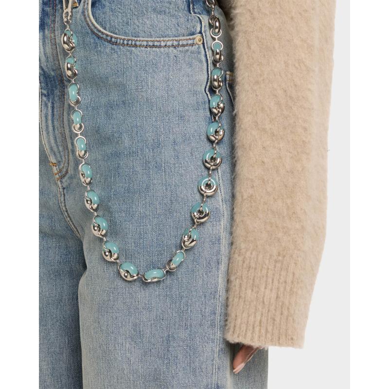 Charms e Acessórios Chunky Donut Chain Strap in Acetate Stainless Steel