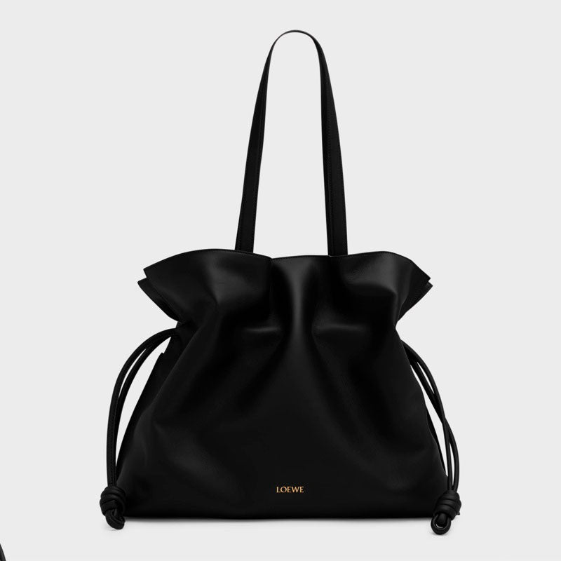 Bolsa Shopper Flamenco XL in Napa with Golden Foil Anagram - Mercado de Luxo - O Maior E-Commerce de Bens, Produtos e Serviços de Luxo do Brasil.