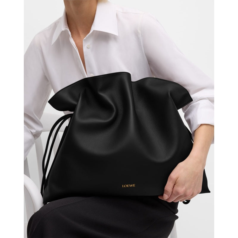 Bolsa Shopper Flamenco XL in Napa with Golden Foil Anagram
