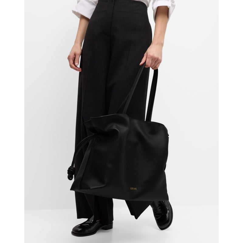 Bolsa Shopper Flamenco XL in Napa with Golden Foil Anagram