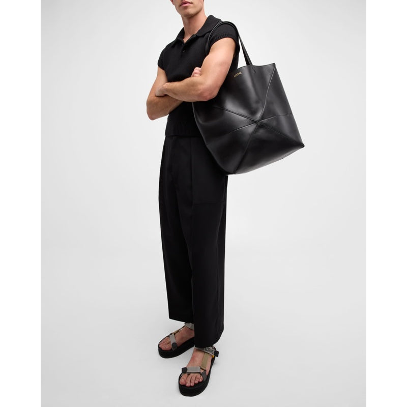 Bolsa Shopper Puzzle Fold Large in Shiny