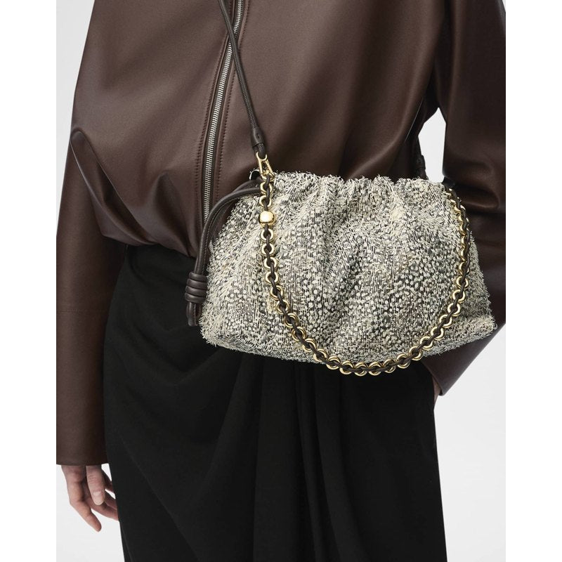 Bolsa Shoulder Flamenco Medium in Feathered