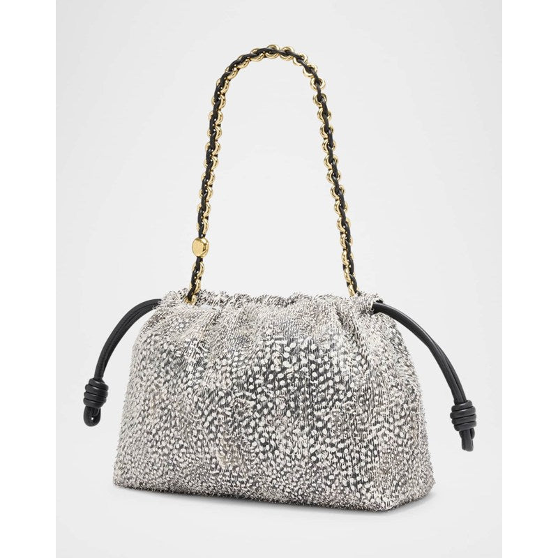 Bolsa Shoulder Flamenco Medium in Feathered