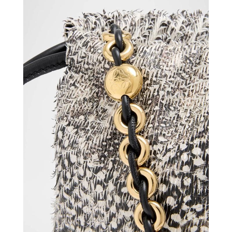 Bolsa Shoulder Flamenco Medium in Feathered