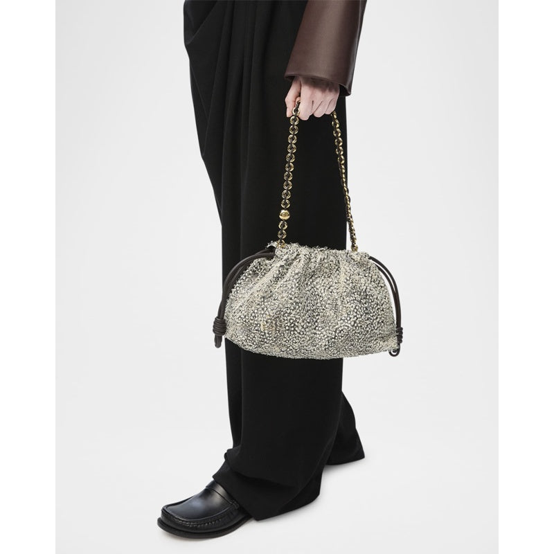 Bolsa Shoulder Flamenco Medium in Feathered
