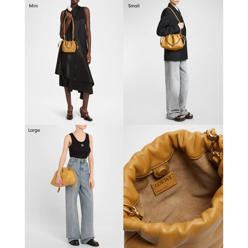 Bolsa Shoulder Flamenco Large Napa Lambskin