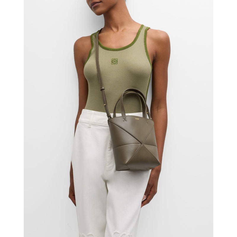 Bolsa Shopper Puzzle Fold Mini in Shiny