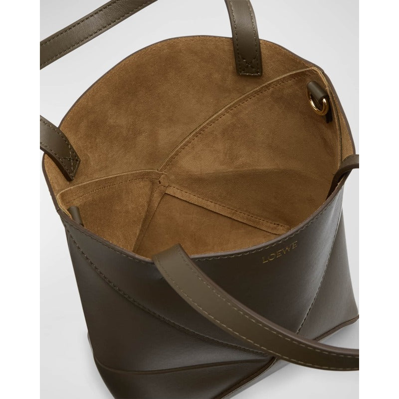 Bolsa Shopper Puzzle Fold Mini in Shiny