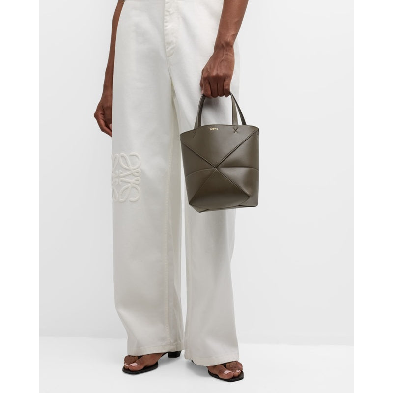 Bolsa Shopper Puzzle Fold Mini in Shiny
