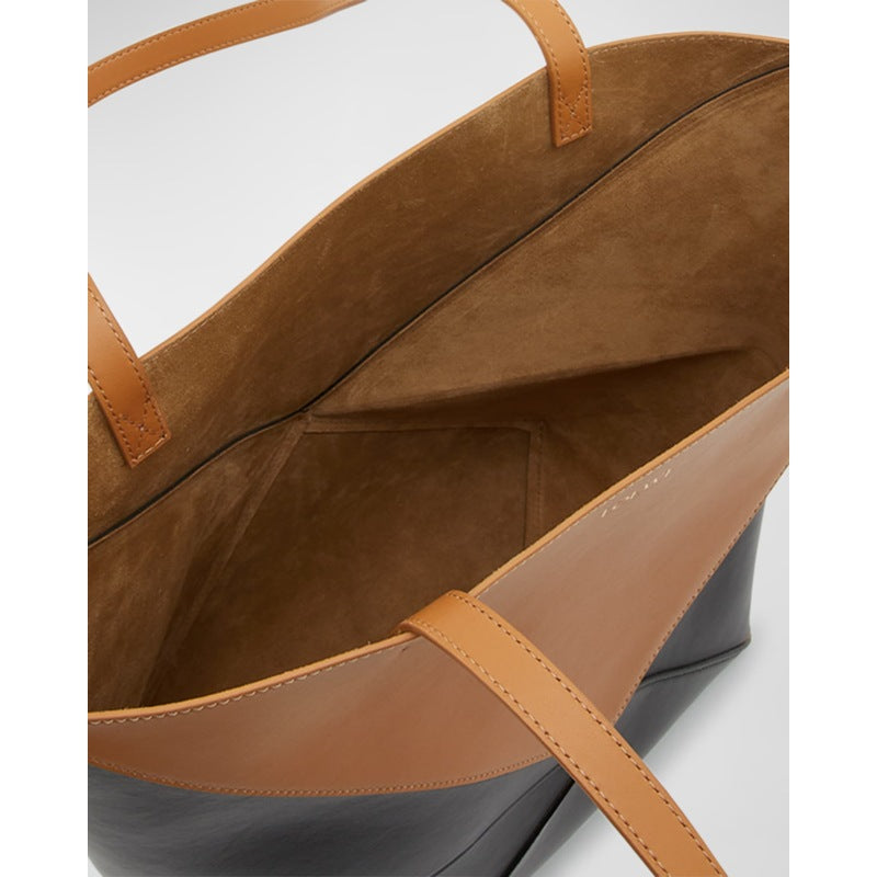Bolsa Shopper Puzzle Fold Medium in Shiny Bicolor