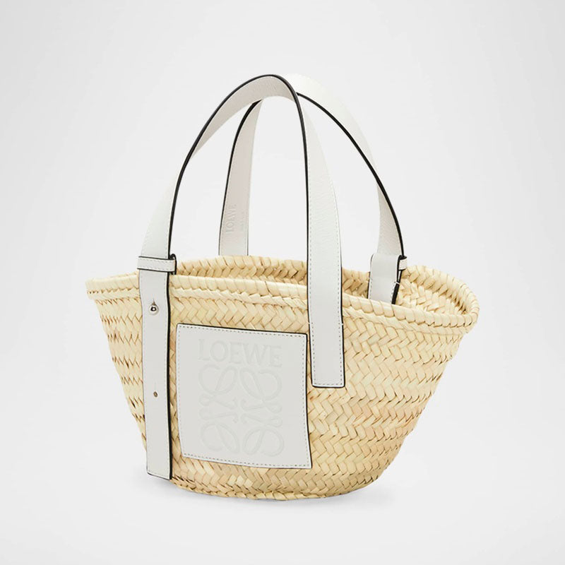 Bolsa Shopper x Paula’s Ibiza Basket Small in Palm Leaf with s - Mercado de Luxo - O Maior E-Commerce de Bens, Produtos e Serviços de Luxo do Brasil.