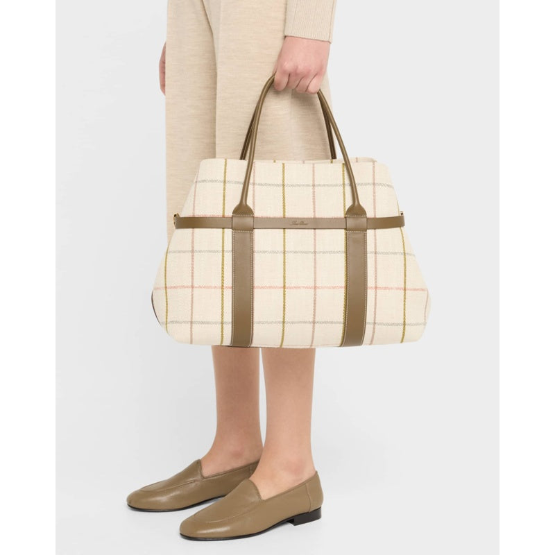 Bolsa Shopper Ghiera Large Tartan Jacquard