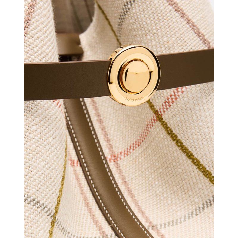 Bolsa Shopper Ghiera Large Tartan Jacquard