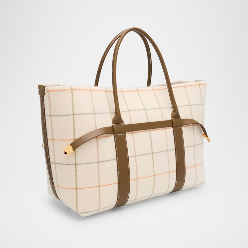 Bolsa Shopper Ghiera Plaid Cashmere Belt - Mercado de Luxo - O Maior E-Commerce de Bens, Produtos e Serviços de Luxo do Brasil.