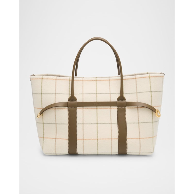 Bolsa Shopper Ghiera Plaid Cashmere Belt