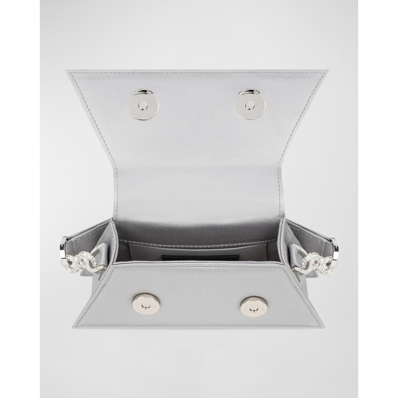 Bolsa Shoulder Samantha Bow Embellished Satin
