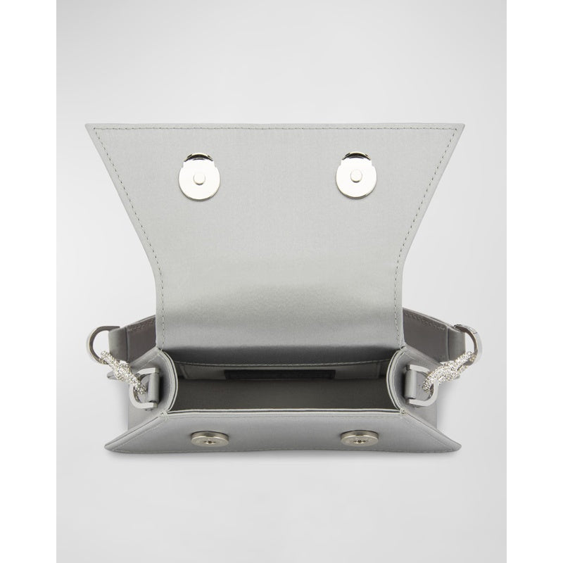 Bolsa Shoulder Samantha Embellished Bow Satin