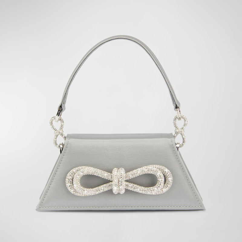 Bolsa Handle Samantha Embellished Bow Satin  - Mercado de Luxo - O Maior E-Commerce de Bens, Produtos e Serviços de Luxo do Brasil.