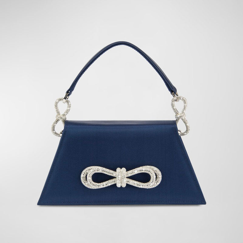 Bolsa Shoulder Samantha Embellished Bow Satin  - Mercado de Luxo - O Maior E-Commerce de Bens, Produtos e Serviços de Luxo do Brasil.