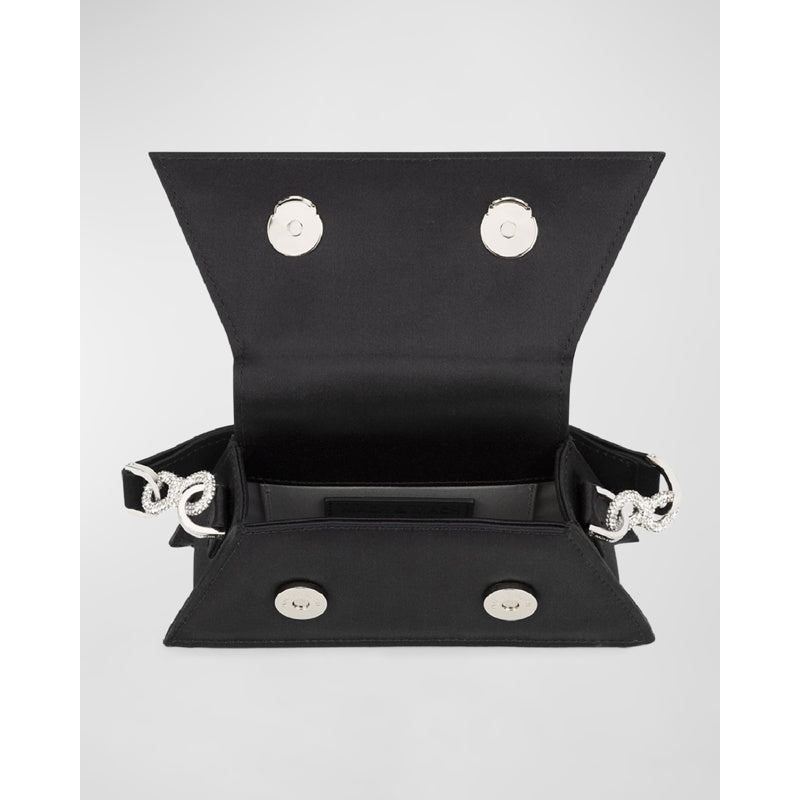 Bolsa Shoulder Samantha Bow Embellished Satin