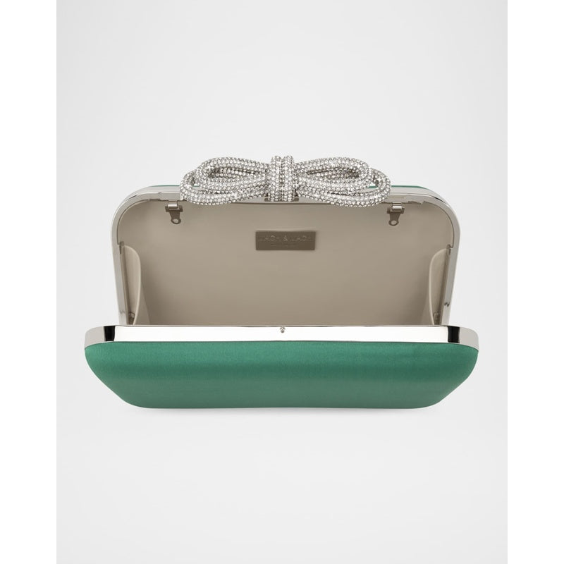 Bolsa Shoulder Galaxy Bow Embellished Satin