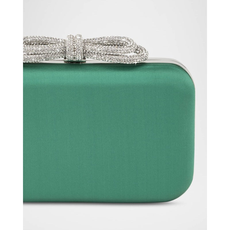 Bolsa Shoulder Galaxy Bow Embellished Satin