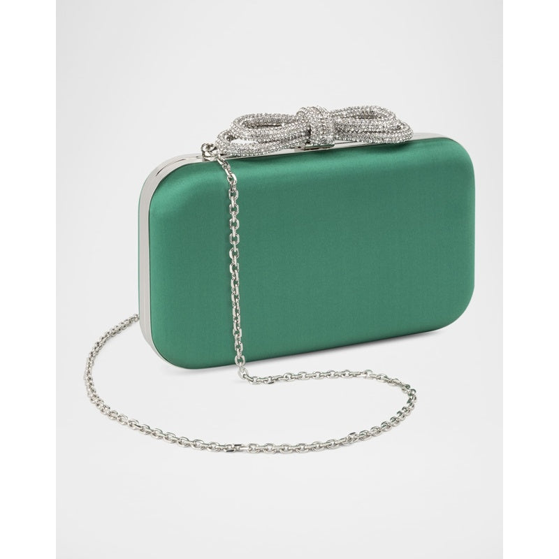 Bolsa Shoulder Galaxy Bow Embellished Satin