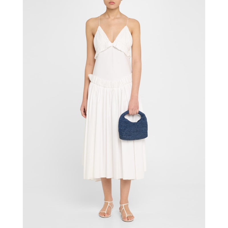 Bolsa Handle Half Moon Raffia