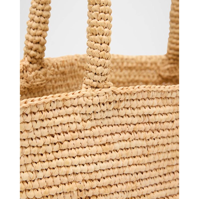 Bolsa Shopper Medium Palm Tree Raffia