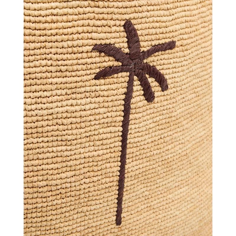 Bolsa Shopper Palm Tree Raffia