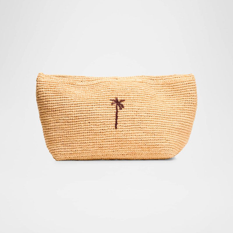 Bolsa Clutch Palm Tree Raffia - Mercado de Luxo - O Maior E-Commerce de Bens, Produtos e Serviços de Luxo do Brasil.