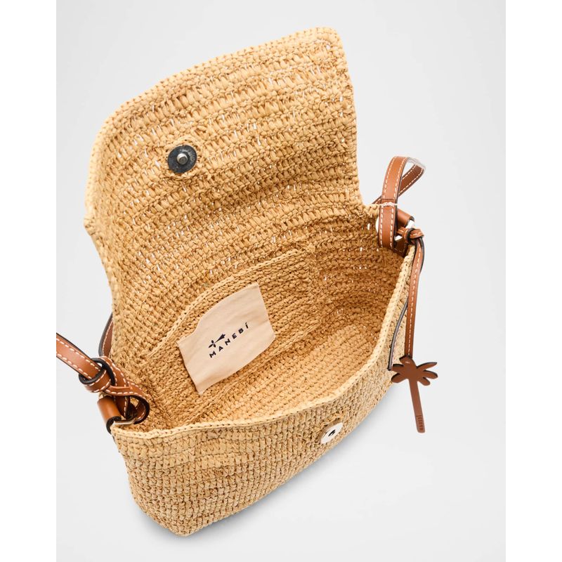 Bolsa Crossbody Summer Night Medium Raffia