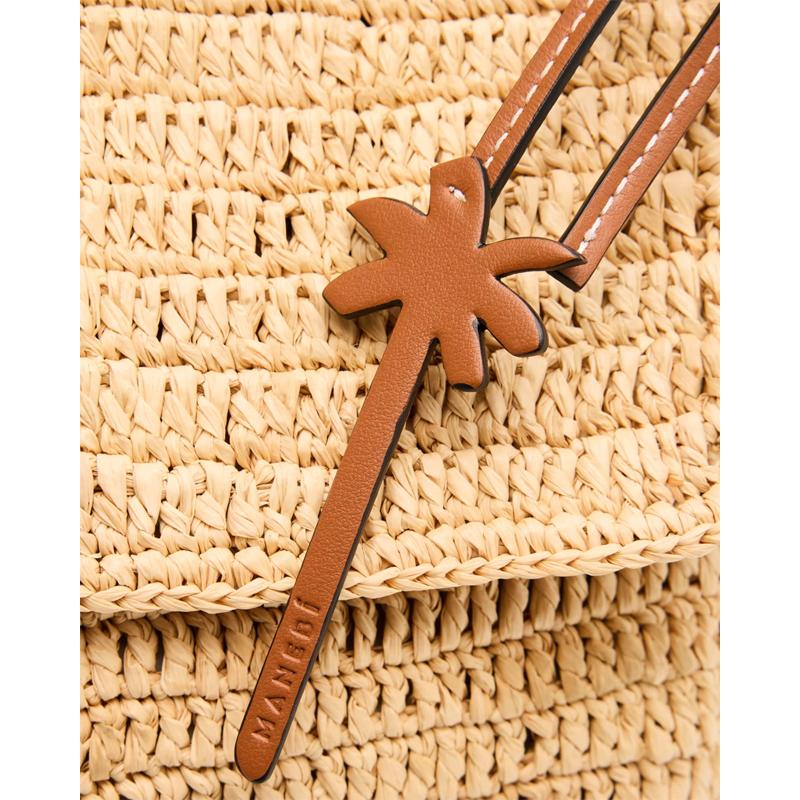 Bolsa Crossbody Summer Night Medium Raffia