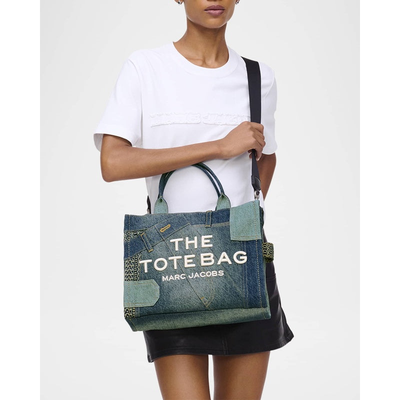 Bolsa Shopper The Medium Patchwork Denim