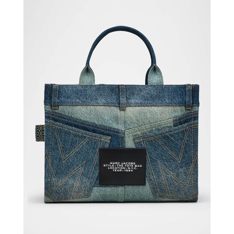 Bolsa Shopper The Medium Patchwork Denim