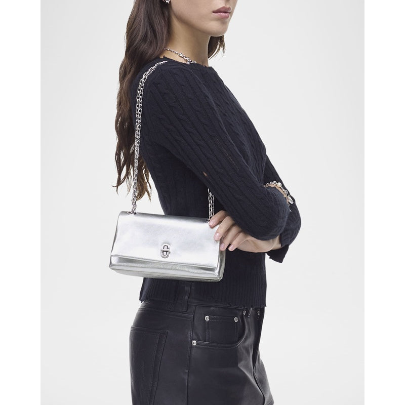 Bolsa Shoulder Metallic Dual Chain