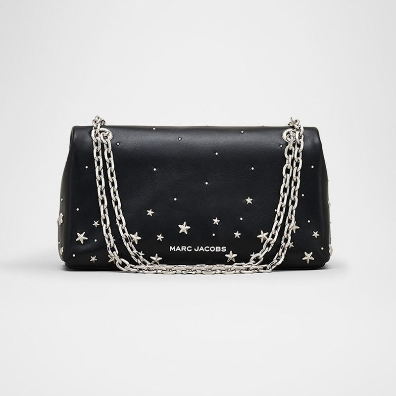 Bolsa Shoulder Star Studded Dual Chain - Mercado de Luxo - O Maior E-Commerce de Bens, Produtos e Serviços de Luxo do Brasil.
