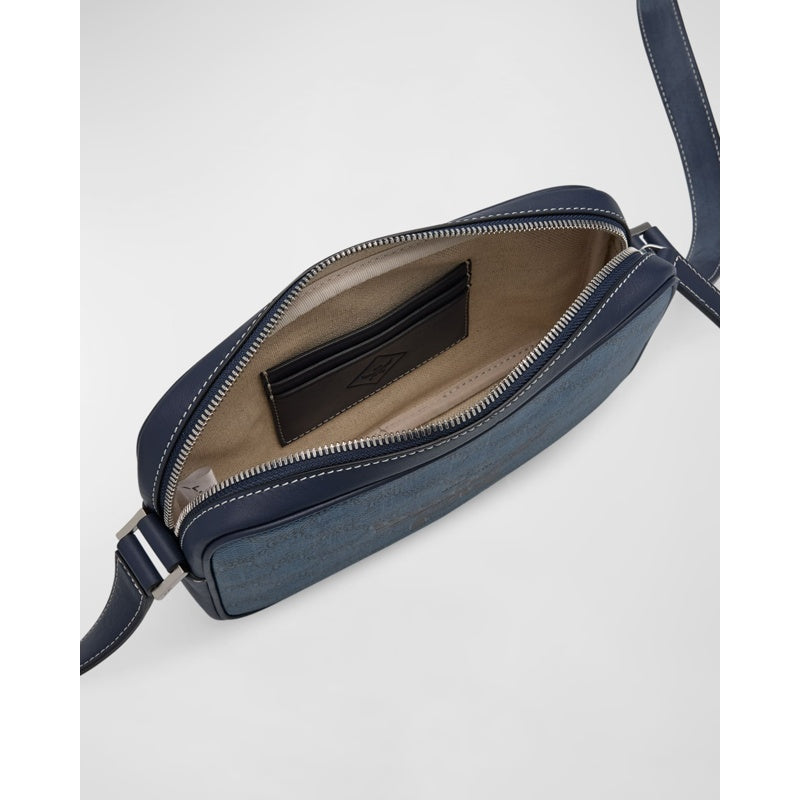 Bolsa Crossbody Lauretos Coated Canvas