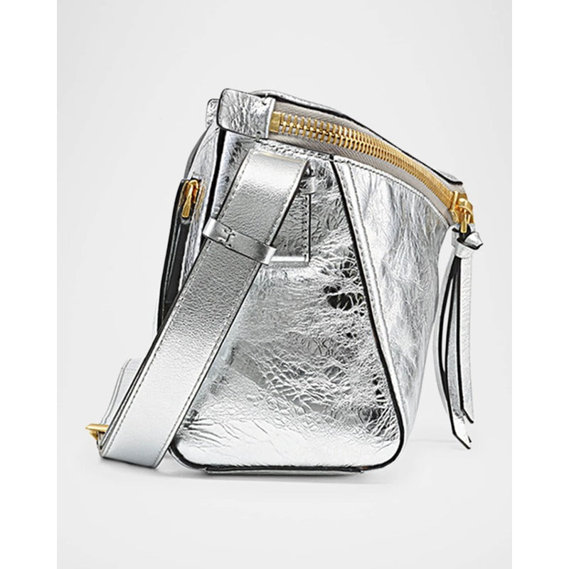 Bolsa Shoulder 3D Diamant Metallic