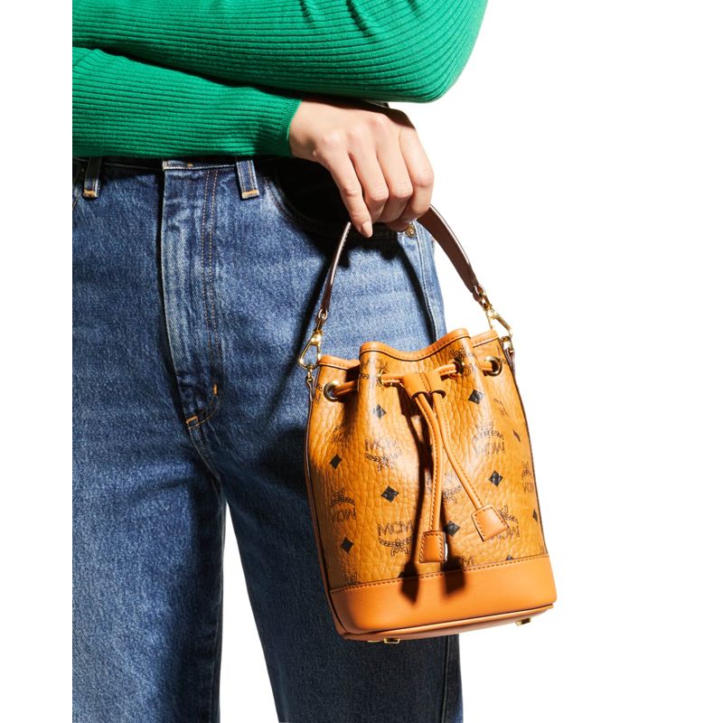Bolsa Bucket Dessau Visetos Mini Drawstring