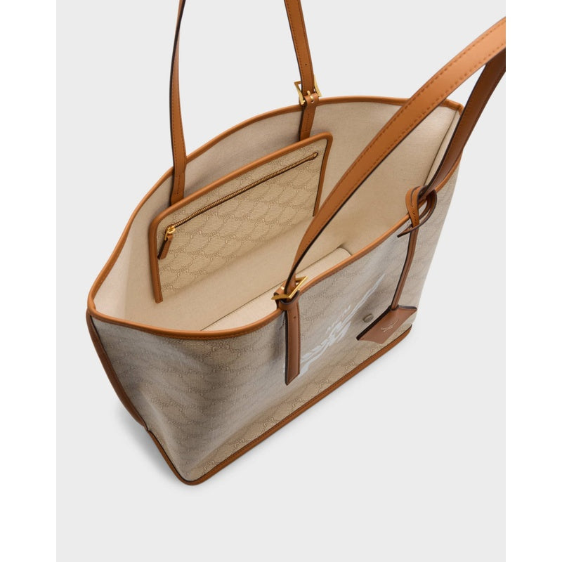 Bolsa Shopper Lauretos Monogram Canvas